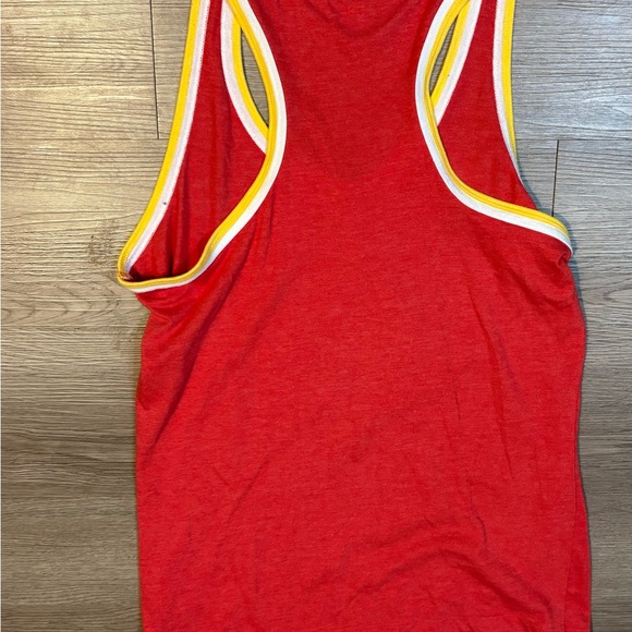 NBA Red and Yellow Rockets Muscle Tee - Picture 4 of 4